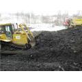 Sanace skládky Lukavice - vyhrnování odpadů buldozerem